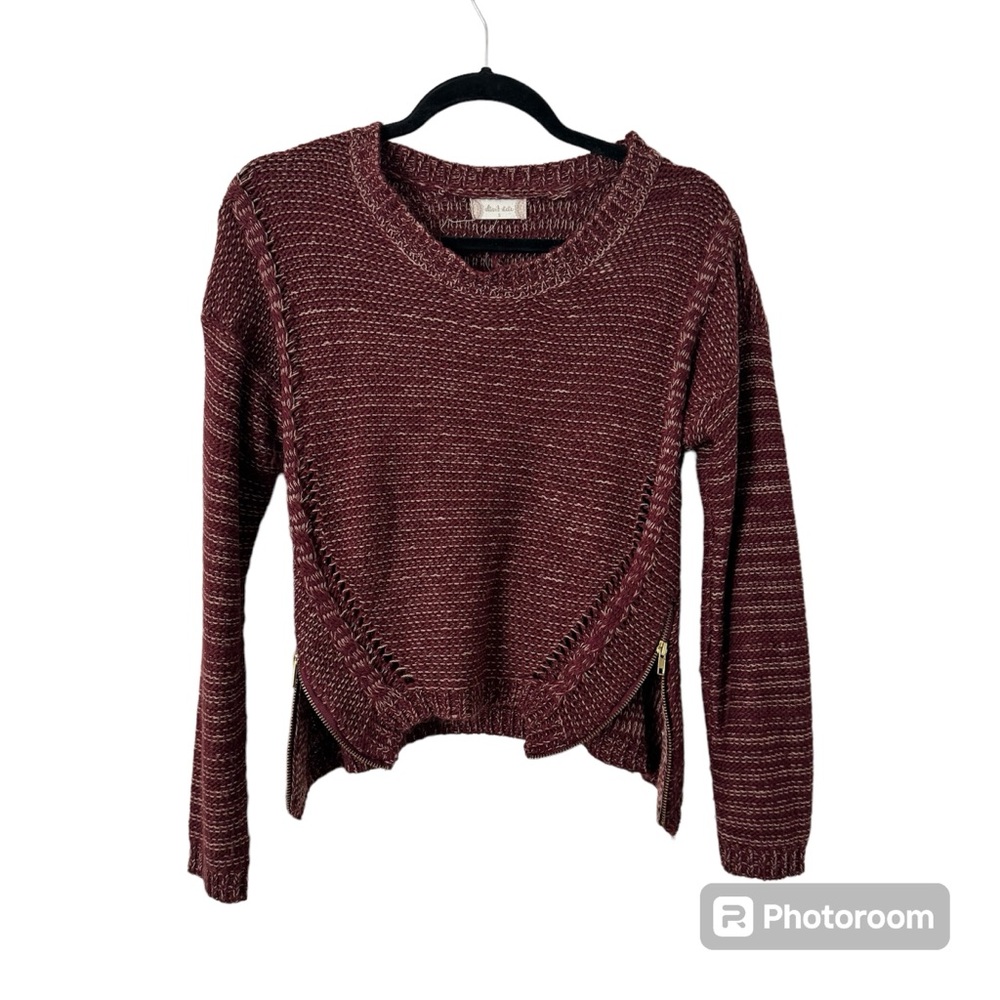 Burgundy sweater from Altar’d State